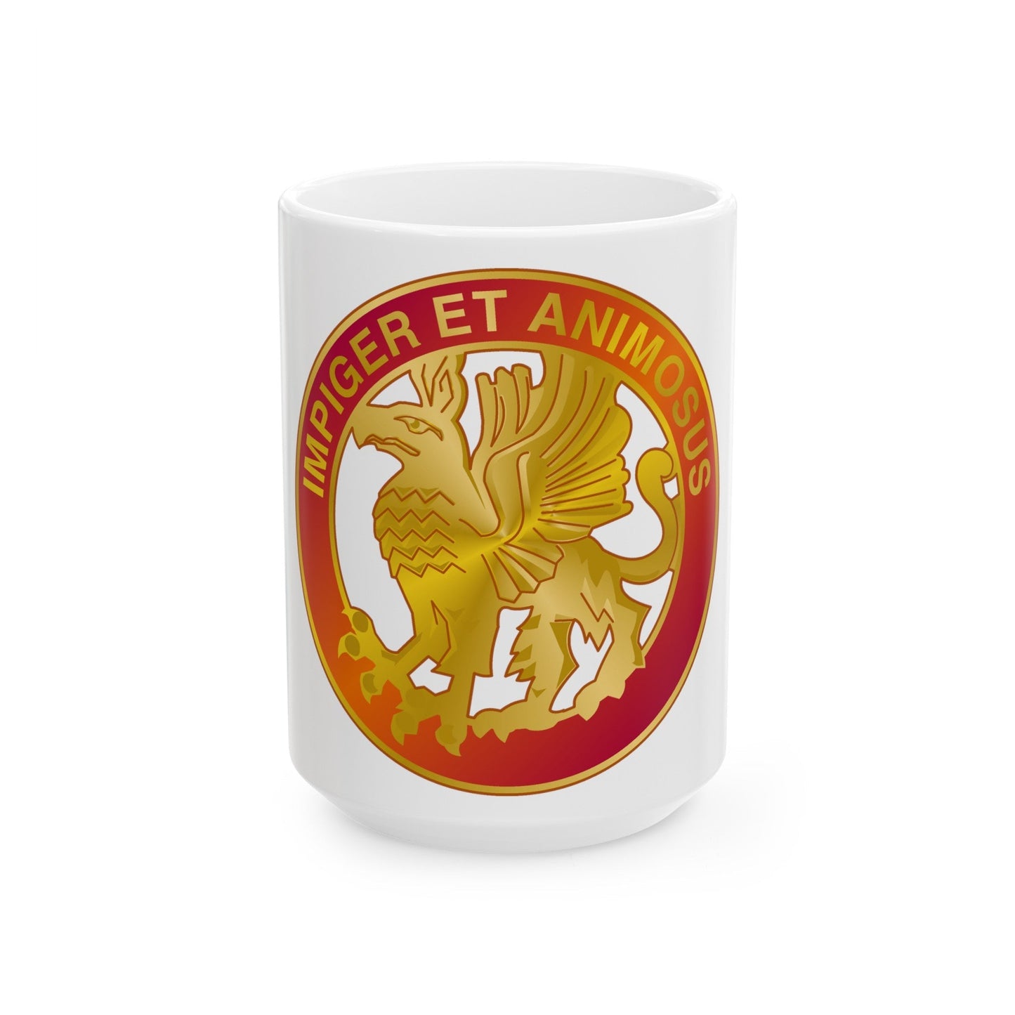 12 Coast Artillery Regiment (U.S. Army) White Coffee Mug-15oz-The Sticker Space