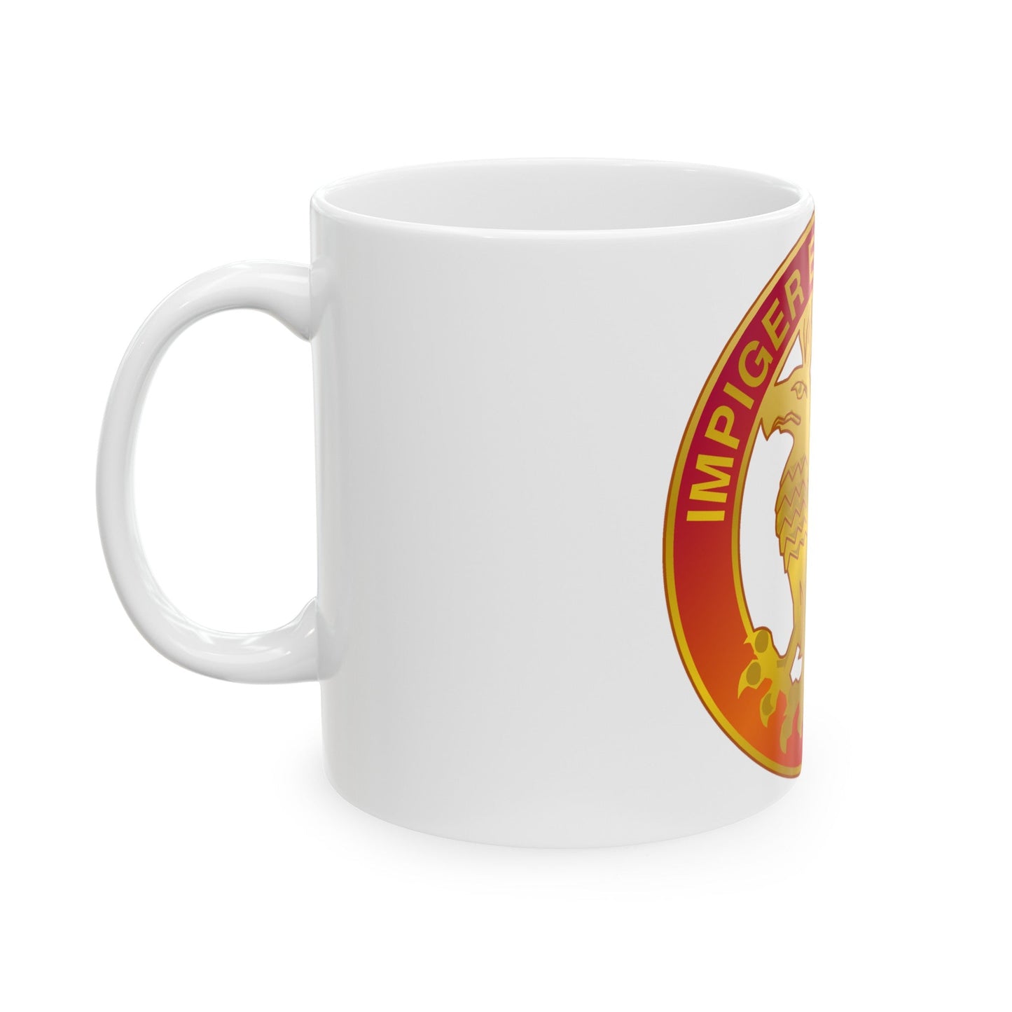 12 Coast Artillery Regiment (U.S. Army) White Coffee Mug-The Sticker Space