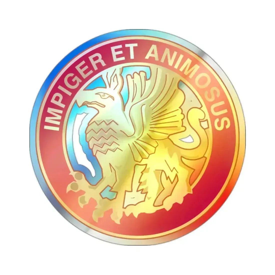 12 Coast Artillery Regiment (U.S. Army) Holographic STICKER Die-Cut Vinyl Decal - The Sticker Space