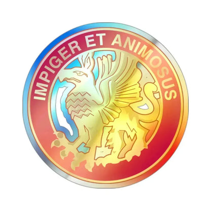 12 Coast Artillery Regiment (U.S. Army) Holographic STICKER Die-Cut Vinyl Decal - The Sticker Space