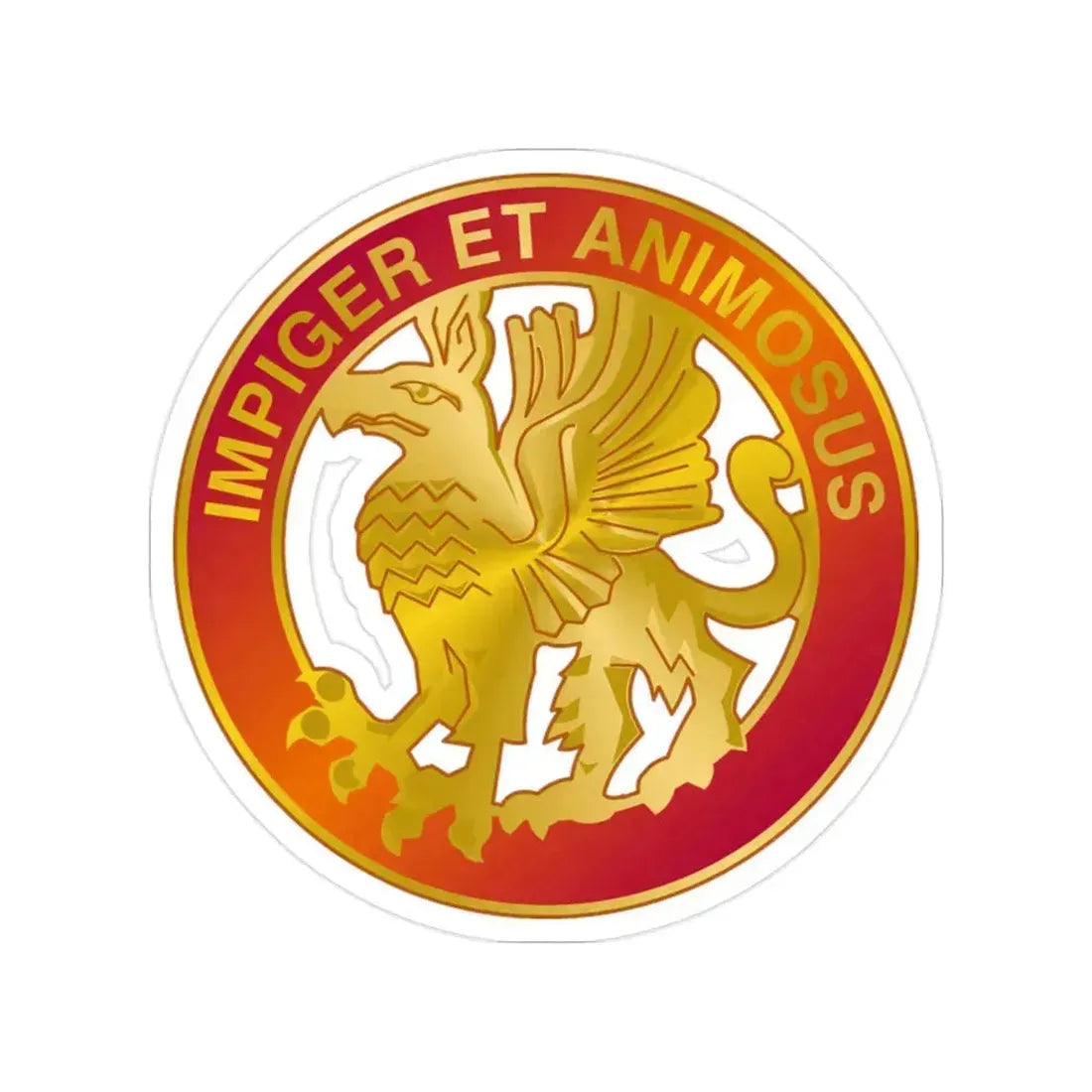 12 Coast Artillery Regiment (U.S. Army) Transparent STICKER Die-Cut Vinyl Decal 2 Inch - The Sticker Space