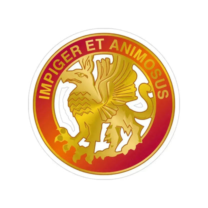 12 Coast Artillery Regiment (U.S. Army) Transparent STICKER Die-Cut Vinyl Decal 5 Inch - The Sticker Space