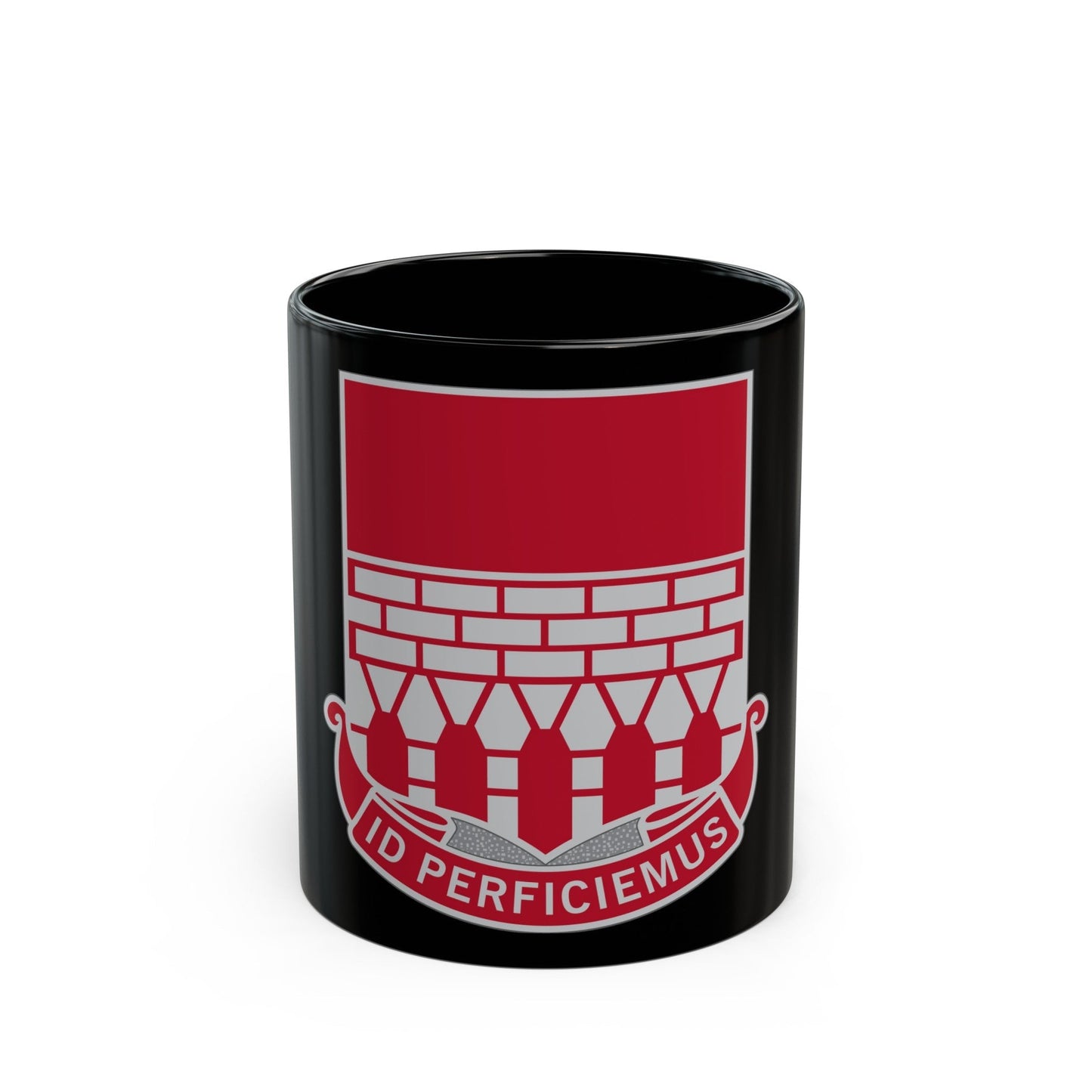 12 Engineer Battalion (U.S. Army) Black Coffee Mug-11oz-The Sticker Space