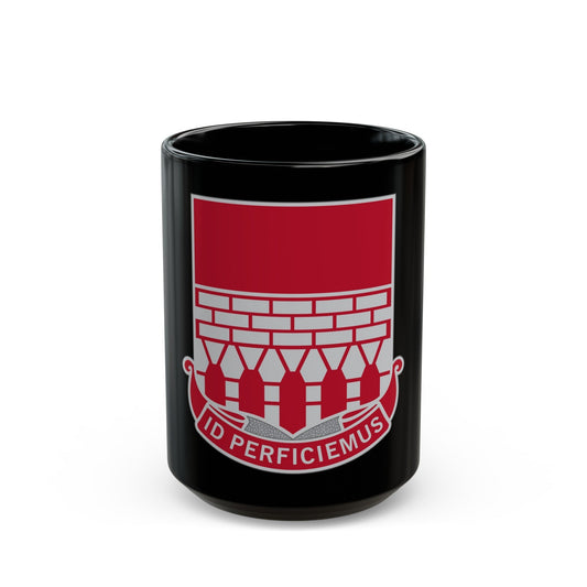 12 Engineer Battalion (U.S. Army) Black Coffee Mug-15oz-The Sticker Space