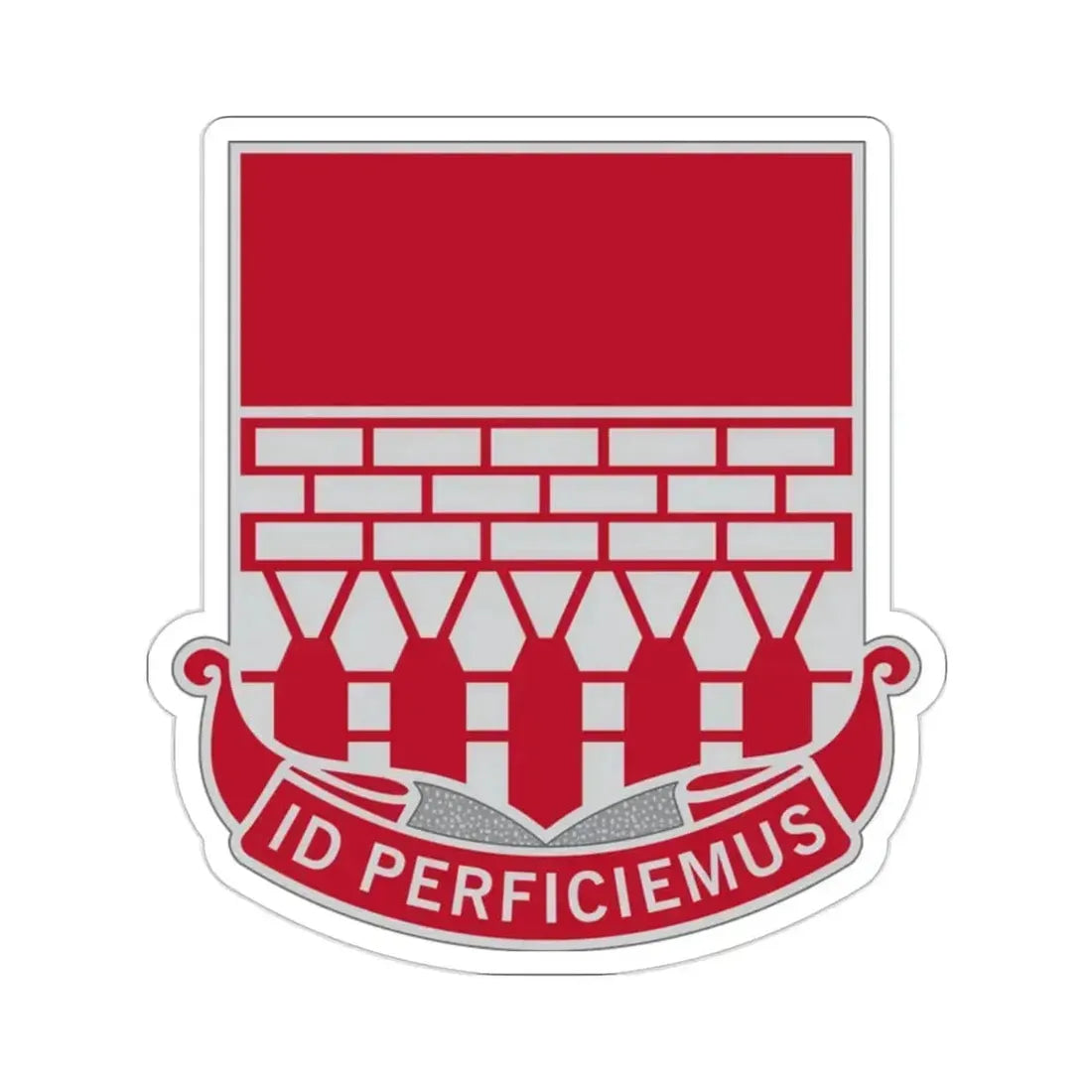 12 Engineer Battalion (U.S. Army) STICKER Vinyl Die-Cut Decal 2 Inch - The Sticker Space