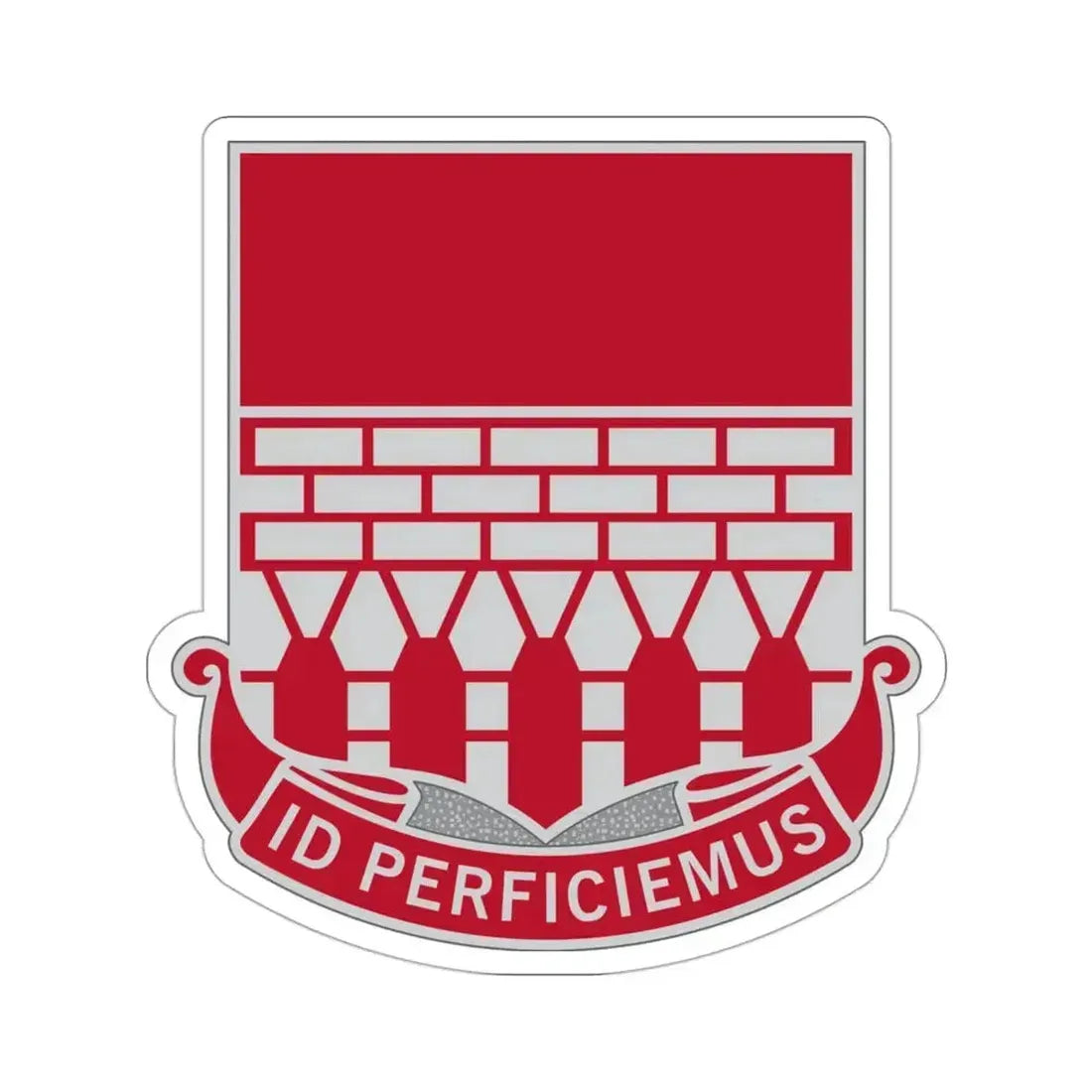 12 Engineer Battalion (U.S. Army) STICKER Vinyl Die-Cut Decal 3 Inch - The Sticker Space