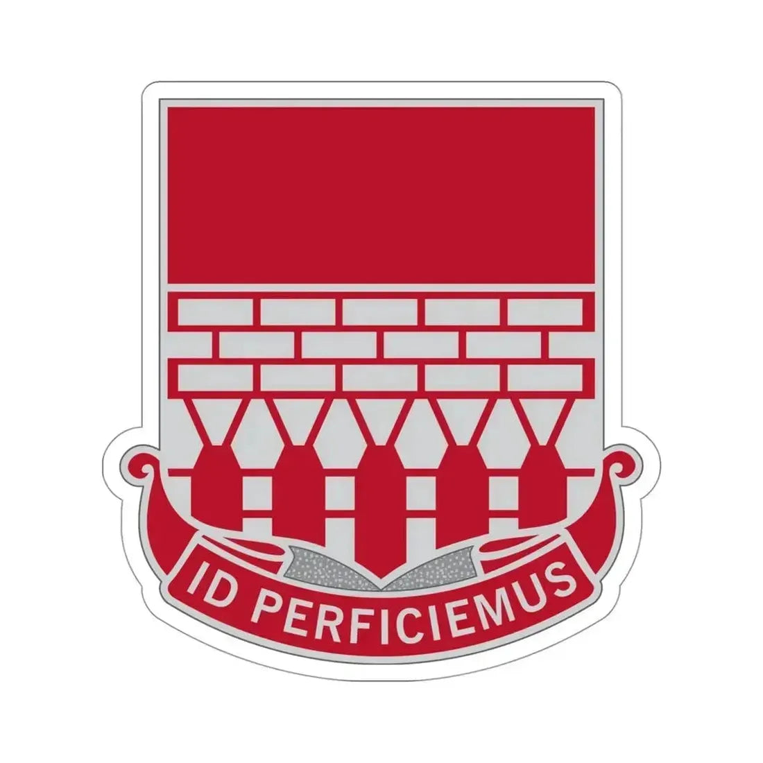 12 Engineer Battalion (U.S. Army) STICKER Vinyl Die-Cut Decal 4 Inch - The Sticker Space