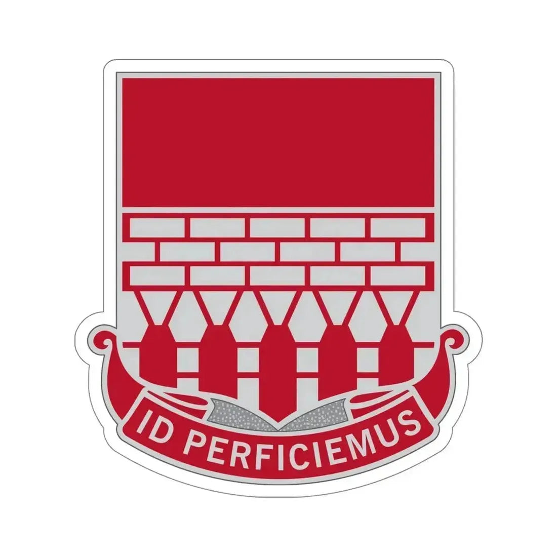 12 Engineer Battalion (U.S. Army) STICKER Vinyl Die-Cut Decal 5 Inch - The Sticker Space