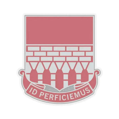 12 Engineer Battalion (U.S. Army) STICKER Vinyl Kiss-Cut Decal 2 Inch Transparent - The Sticker Space