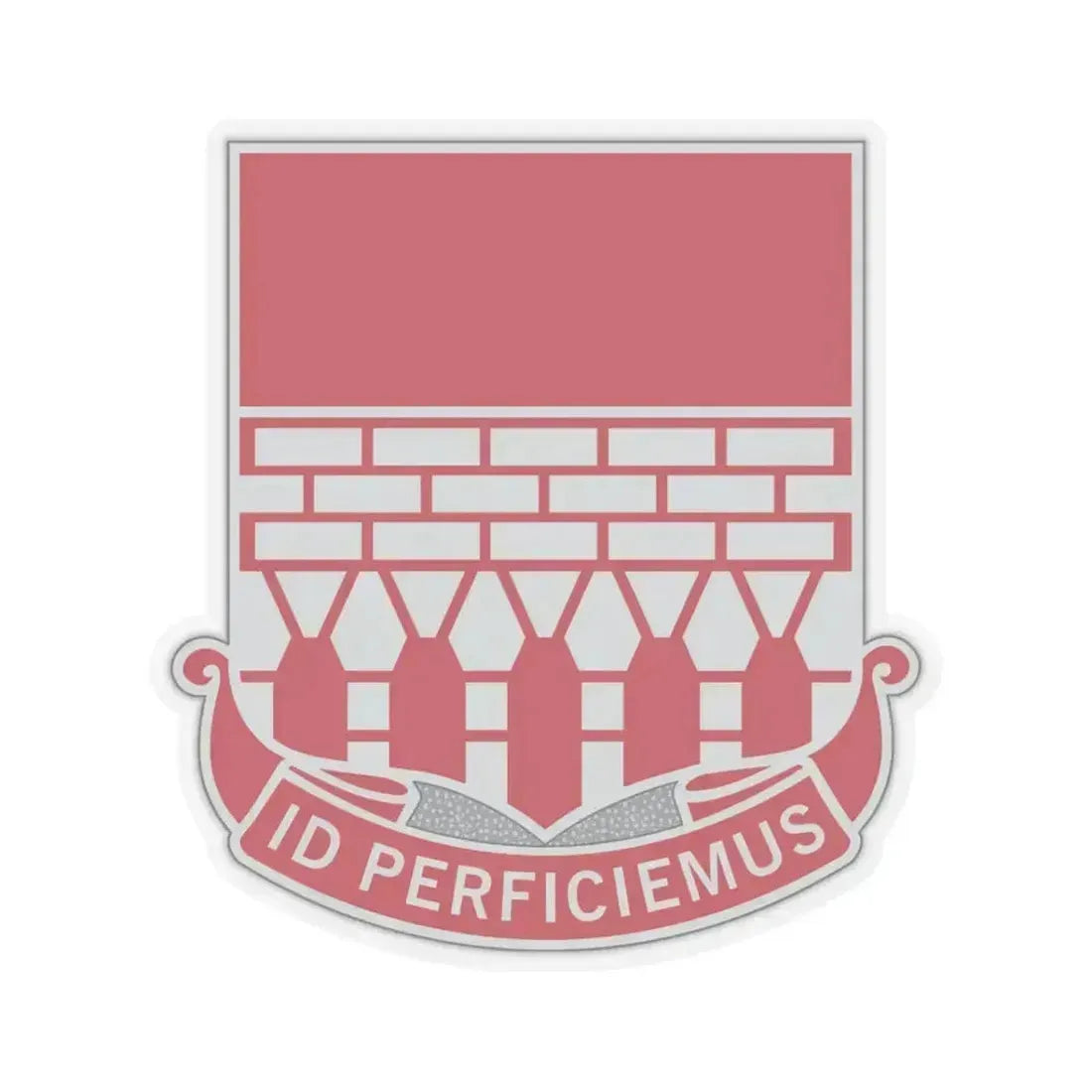 12 Engineer Battalion (U.S. Army) STICKER Vinyl Kiss-Cut Decal 3 Inch Transparent - The Sticker Space