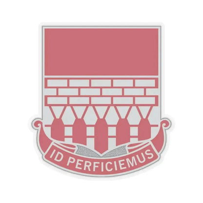 12 Engineer Battalion (U.S. Army) STICKER Vinyl Kiss-Cut Decal 3 Inch Transparent - The Sticker Space