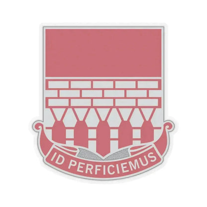 12 Engineer Battalion (U.S. Army) STICKER Vinyl Kiss-Cut Decal 6 Inch Transparent - The Sticker Space