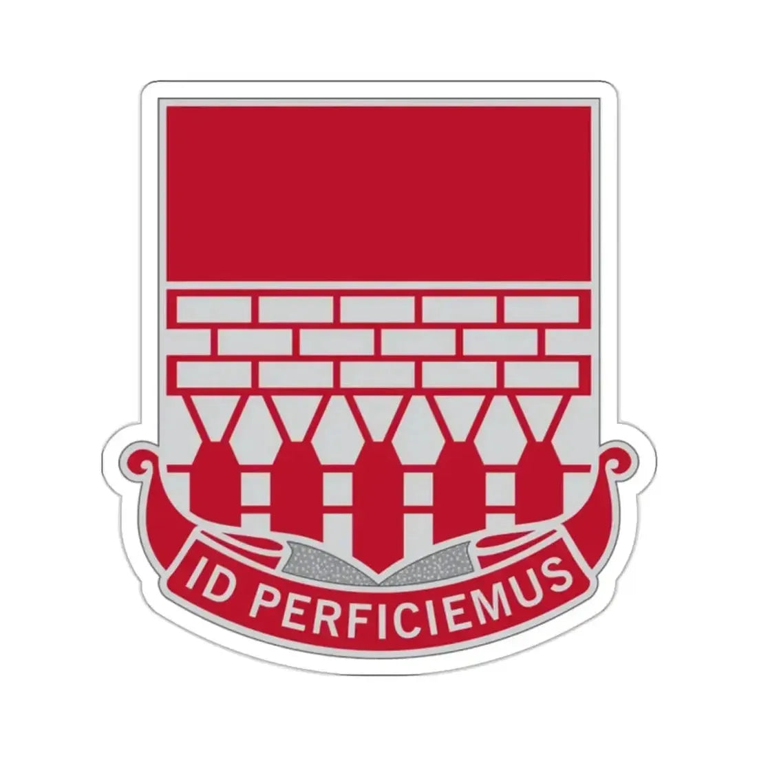 12 Engineer Battalion (U.S. Army) STICKER Vinyl Kiss-Cut Decal - The Sticker Space