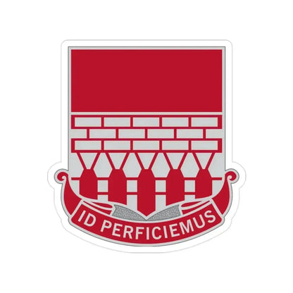 12 Engineer Battalion (U.S. Army) Transparent STICKER Die-Cut Vinyl Decal 2 Inch - The Sticker Space