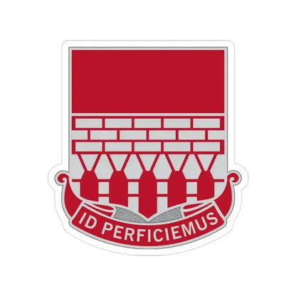 12 Engineer Battalion (U.S. Army) Transparent STICKER Die-Cut Vinyl Decal 3 Inch - The Sticker Space