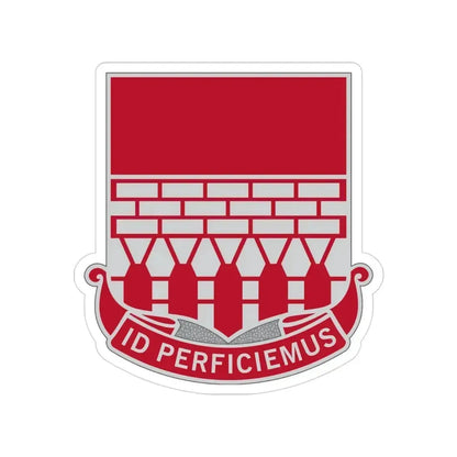 12 Engineer Battalion (U.S. Army) Transparent STICKER Die-Cut Vinyl Decal 3 Inch - The Sticker Space