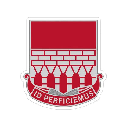 12 Engineer Battalion (U.S. Army) Transparent STICKER Die-Cut Vinyl Decal 5 Inch - The Sticker Space