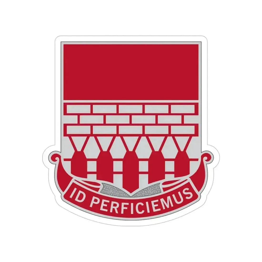 12 Engineer Battalion (U.S. Army) Transparent STICKER Die-Cut Vinyl Decal 6 Inch - The Sticker Space