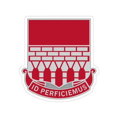 12 Engineer Battalion (U.S. Army) Transparent STICKER Die-Cut Vinyl Decal 6 Inch - The Sticker Space