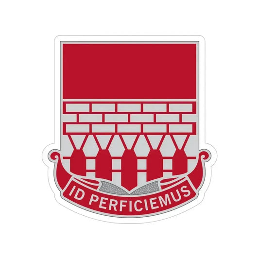 12 Engineer Battalion (U.S. Army) Transparent STICKER Die-Cut Vinyl Decal 6 Inch - The Sticker Space