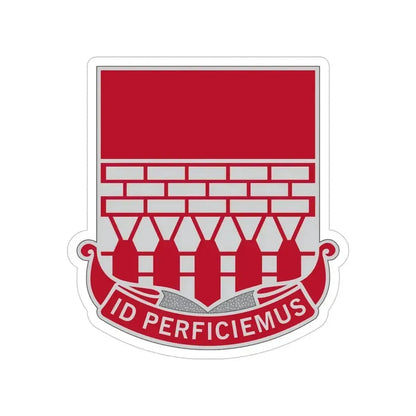 12 Engineer Battalion (U.S. Army) Transparent STICKER Die-Cut Vinyl Decal - The Sticker Space