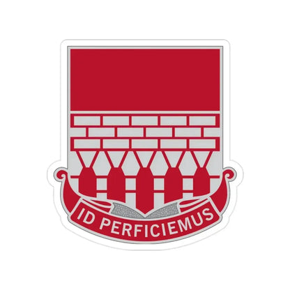 12 Engineer Battalion (U.S. Army) Transparent STICKER Die-Cut Vinyl Decal - The Sticker Space