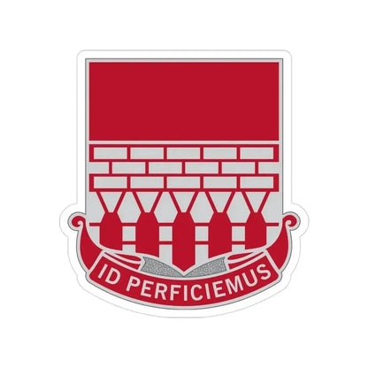 12 Engineer Battalion (U.S. Army) Transparent STICKER Die-Cut Vinyl Decal - The Sticker Space