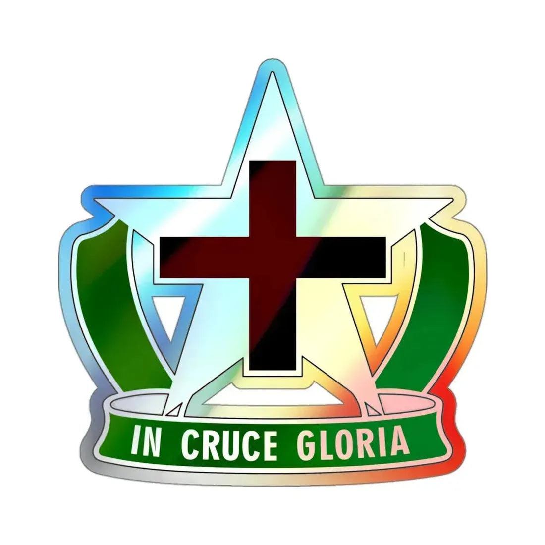 12 Field Hospital (U.S. Army) Holographic STICKER Die-Cut Vinyl Decal - The Sticker Space