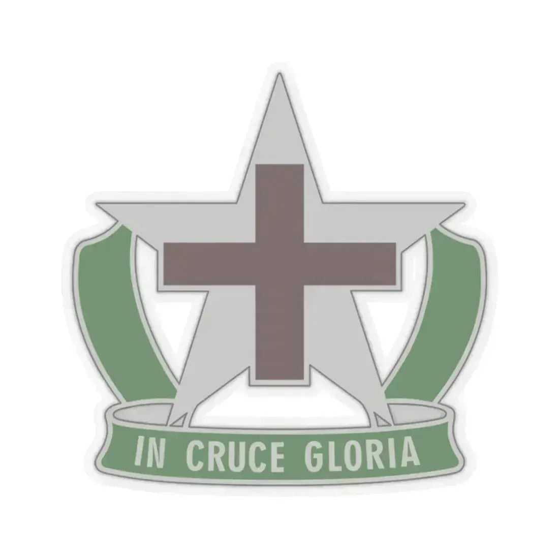 12 Field Hospital (U.S. Army) STICKER Vinyl Kiss-Cut Decal 2 Inch Transparent - The Sticker Space