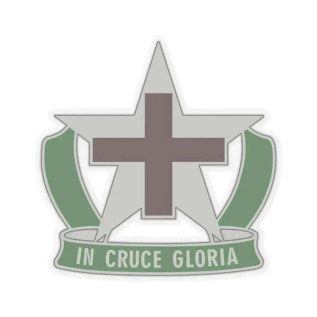 12 Field Hospital (U.S. Army) STICKER Vinyl Kiss-Cut Decal 3 Inch Transparent - The Sticker Space