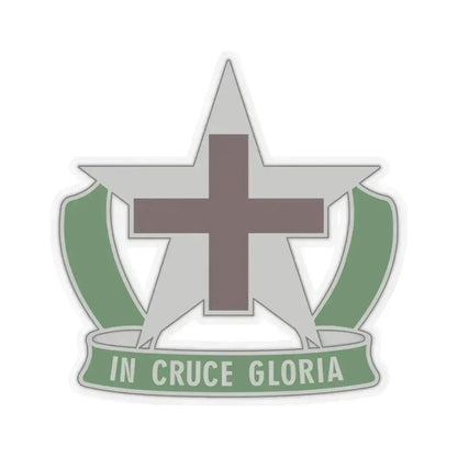 12 Field Hospital (U.S. Army) STICKER Vinyl Kiss-Cut Decal 4 Inch Transparent - The Sticker Space