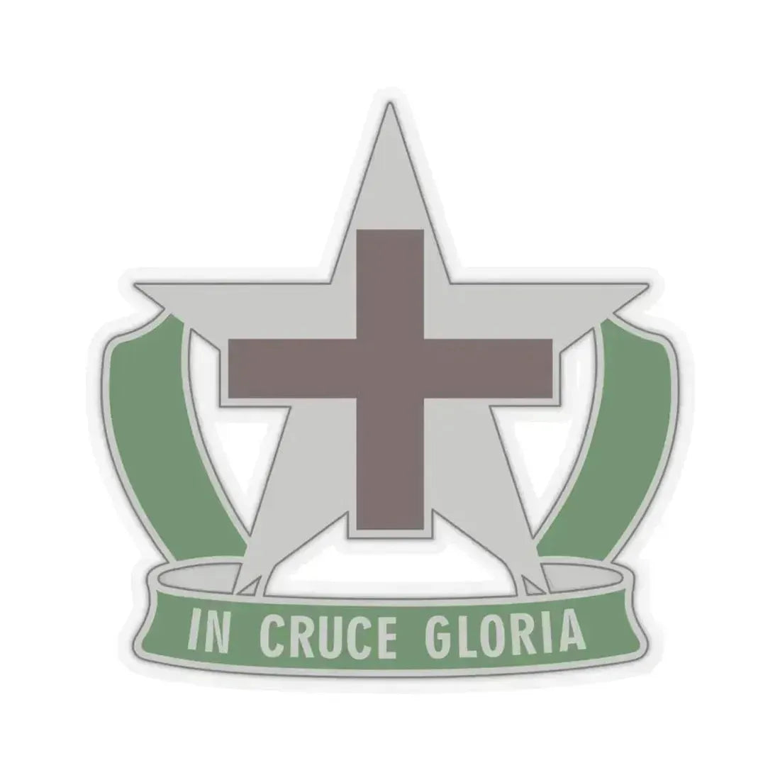 12 Field Hospital (U.S. Army) STICKER Vinyl Kiss-Cut Decal 6 Inch Transparent - The Sticker Space