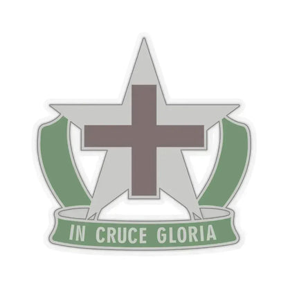 12 Field Hospital (U.S. Army) STICKER Vinyl Kiss-Cut Decal 6 Inch Transparent - The Sticker Space