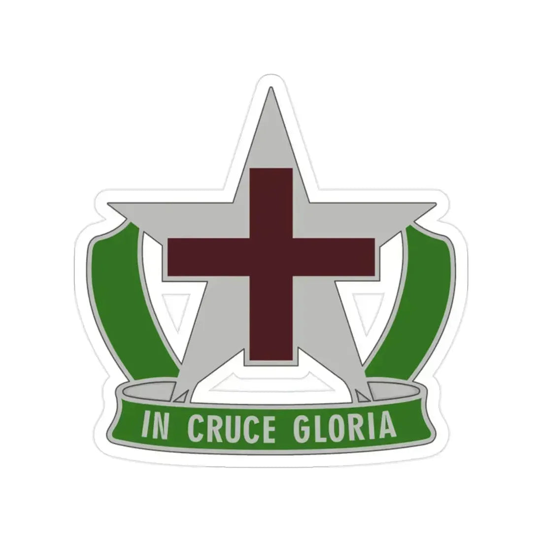 12 Field Hospital (U.S. Army) Transparent STICKER Die-Cut Vinyl Decal 2 Inch - The Sticker Space