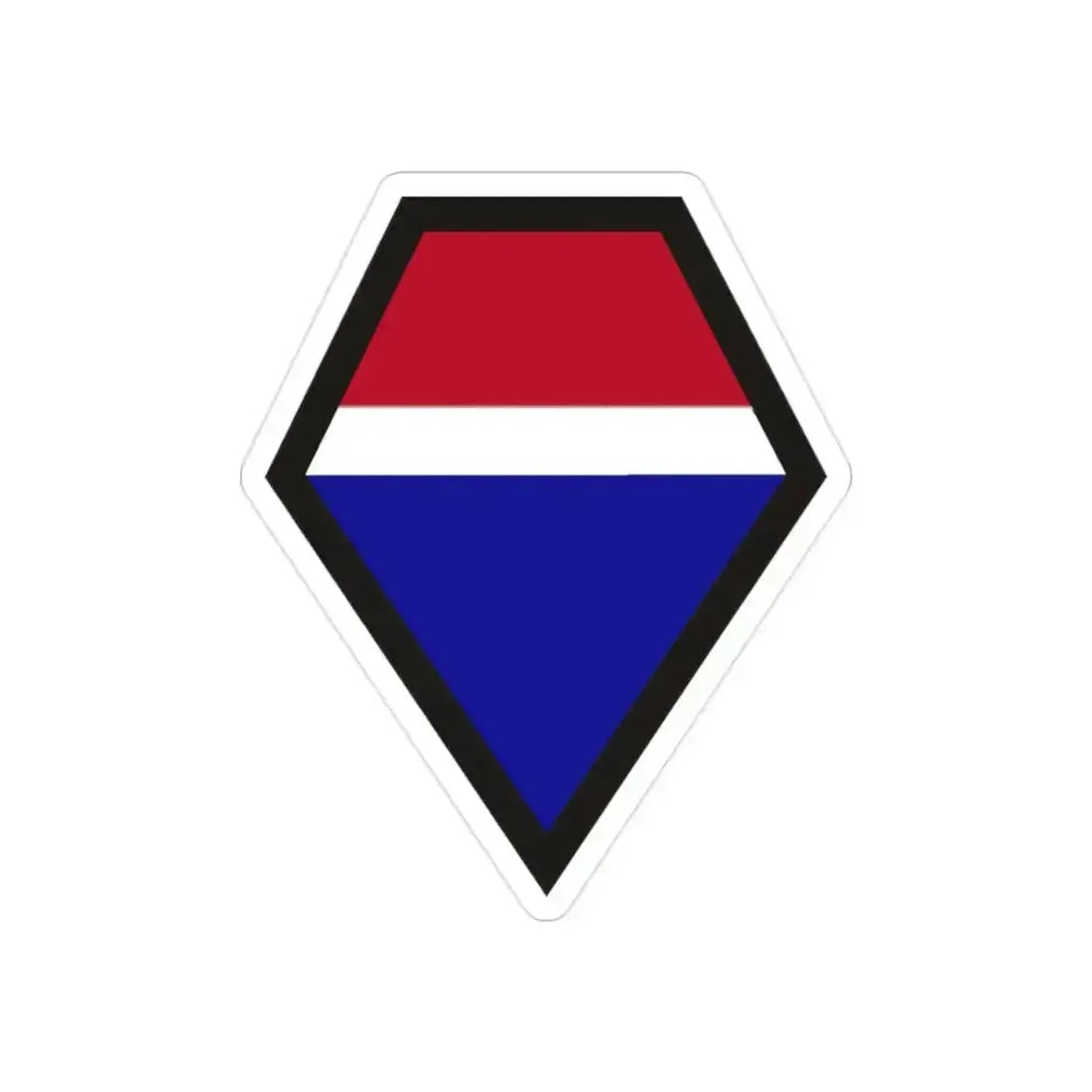 12 Group (U.S. Army) REVERSE PRINT Transparent Die-Cut STICKER 2 Inch Die-Cut Transparent - The Sticker Space