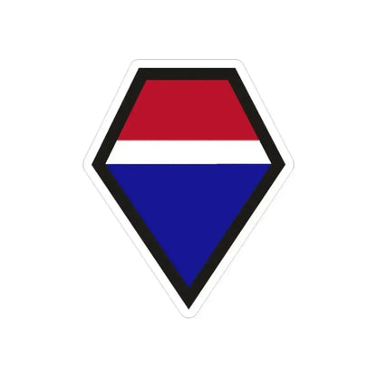 12 Group (U.S. Army) REVERSE PRINT Transparent Die-Cut STICKER 2 Inch Die-Cut Transparent - The Sticker Space