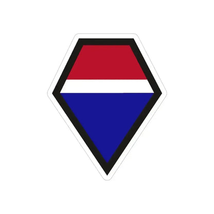 12 Group (U.S. Army) REVERSE PRINT Transparent Die-Cut STICKER 4 Inch Die-Cut Transparent - The Sticker Space