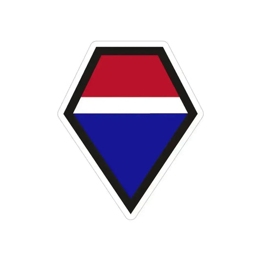 12 Group (U.S. Army) REVERSE PRINT Transparent Die-Cut STICKER 6 Inch Die-Cut Transparent - The Sticker Space
