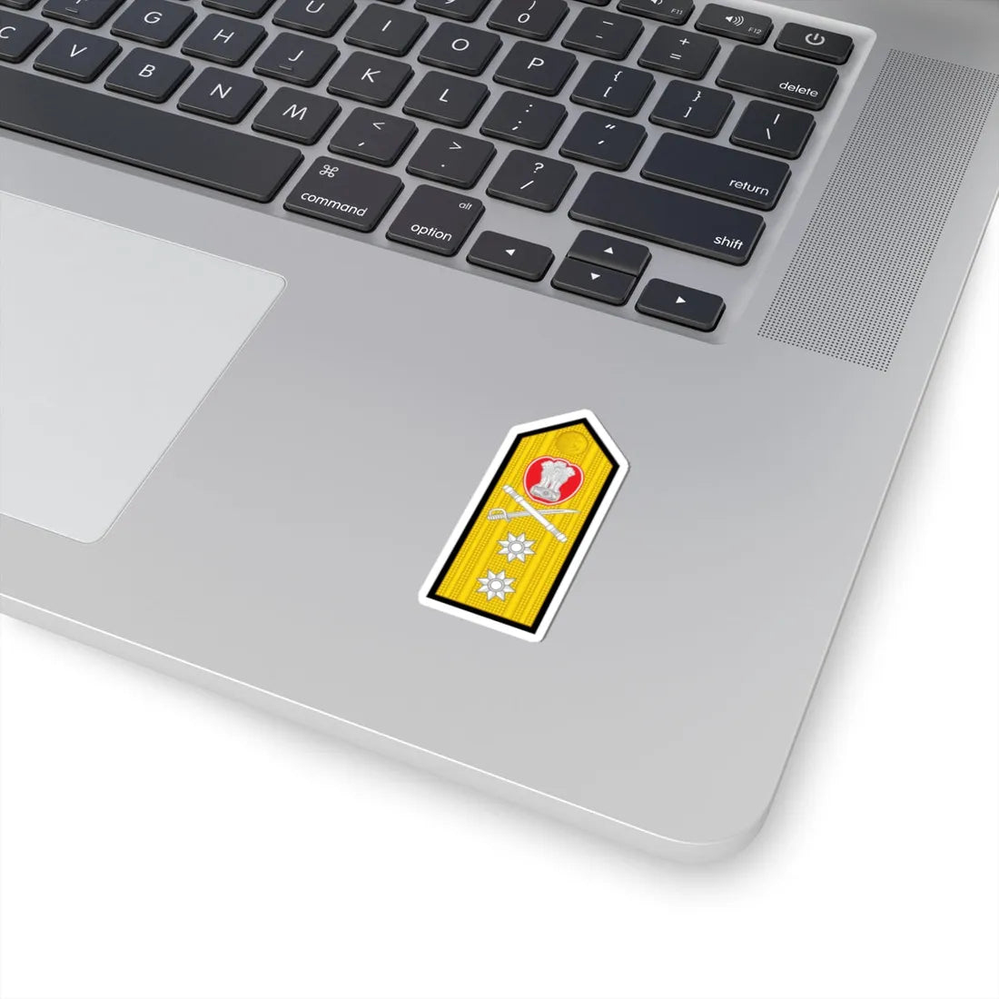12 Indian Navy RADM (India) (Military Rank) STICKER Vinyl Kiss-Cut Decal - The Sticker Space