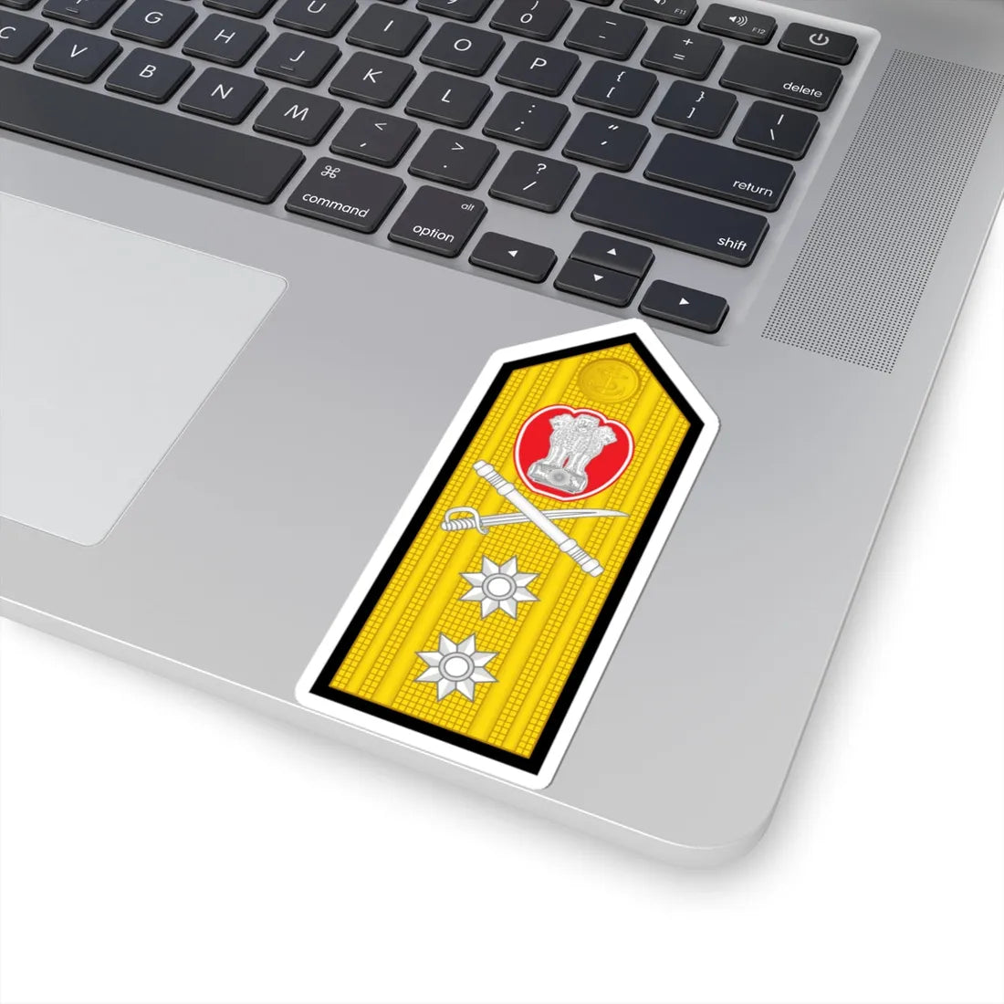 12 Indian Navy RADM (India) (Military Rank) STICKER Vinyl Kiss-Cut Decal - The Sticker Space