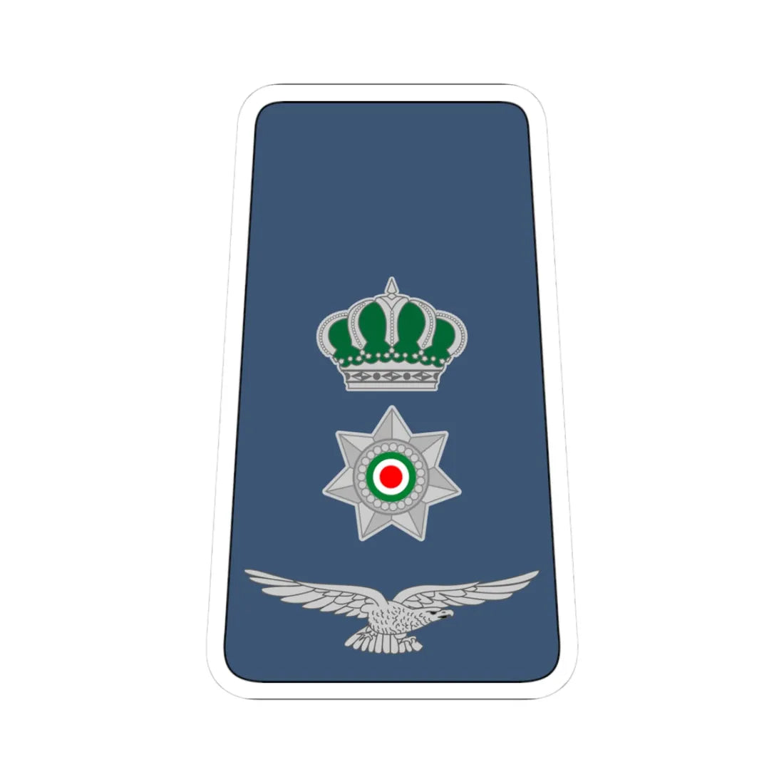12. JAF LTC (Jordan) (Military Rank) STICKER Vinyl Kiss-Cut Decal 3 Inch White - The Sticker Space