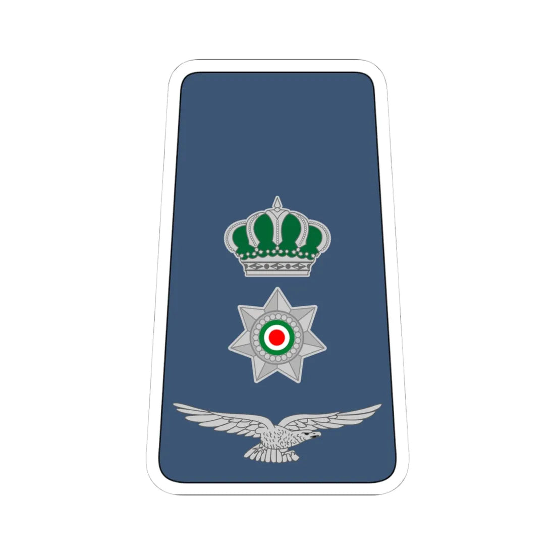12. JAF LTC (Jordan) (Military Rank) STICKER Vinyl Kiss-Cut Decal 4 Inch White - The Sticker Space