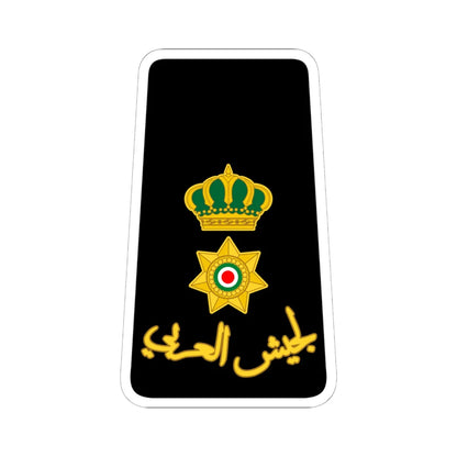 12. JLF LTC (Jordan) (Military Rank) STICKER Vinyl Kiss-Cut Decal 6 Inch White - The Sticker Space