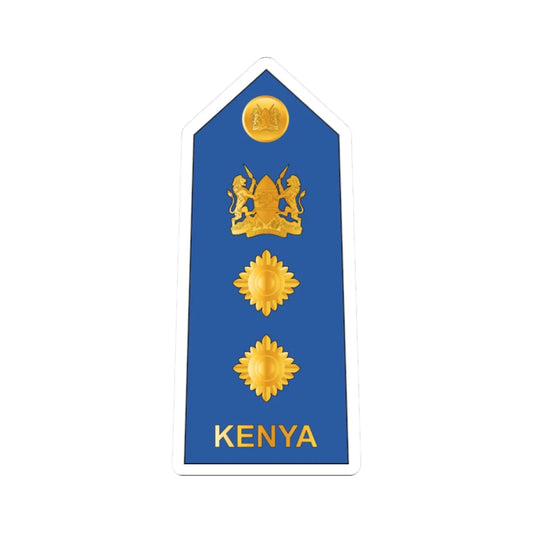 12. Kenyan Air Force COL (Kenya) (Military Rank) STICKER Vinyl Kiss-Cut Decal 2 Inch White - The Sticker Space