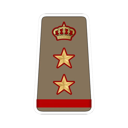 12. KLF COL (Kuwait) (Military Rank) STICKER Vinyl Kiss-Cut Decal 3 Inch White - The Sticker Space