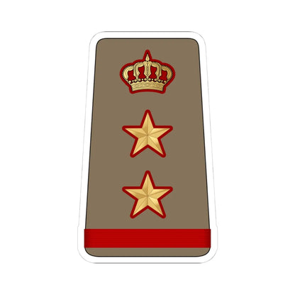 12. KLF COL (Kuwait) (Military Rank) STICKER Vinyl Kiss-Cut Decal 4 Inch White - The Sticker Space