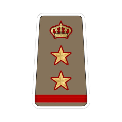 12. KLF COL (Kuwait) (Military Rank) STICKER Vinyl Kiss-Cut Decal 6 Inch White - The Sticker Space