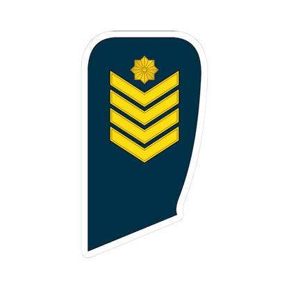 12 Lithuania Air Force SGM (Lithuania) (Military Rank) STICKER Vinyl Kiss-Cut Decal 3 Inch White - The Sticker Space