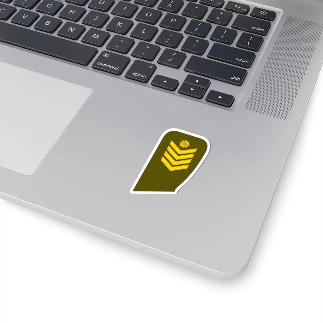12 Lithuania Army SGM (Lithuania) (Military Rank) STICKER Vinyl Kiss-Cut Decal - The Sticker Space