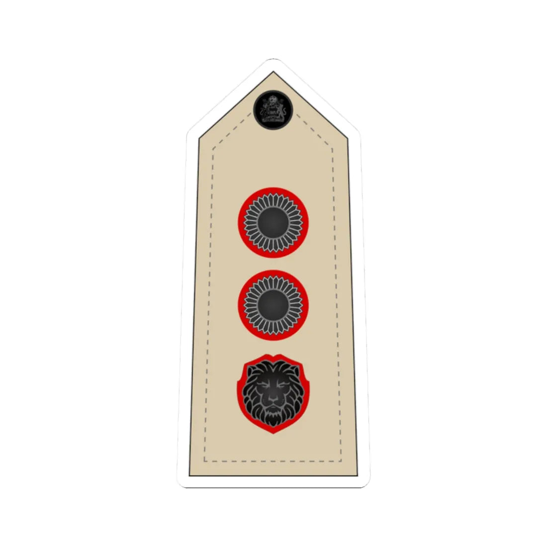 12. Malawi Army   COL (Malawi) (Military Rank) STICKER Vinyl Kiss-Cut Decal 2 Inch White - The Sticker Space